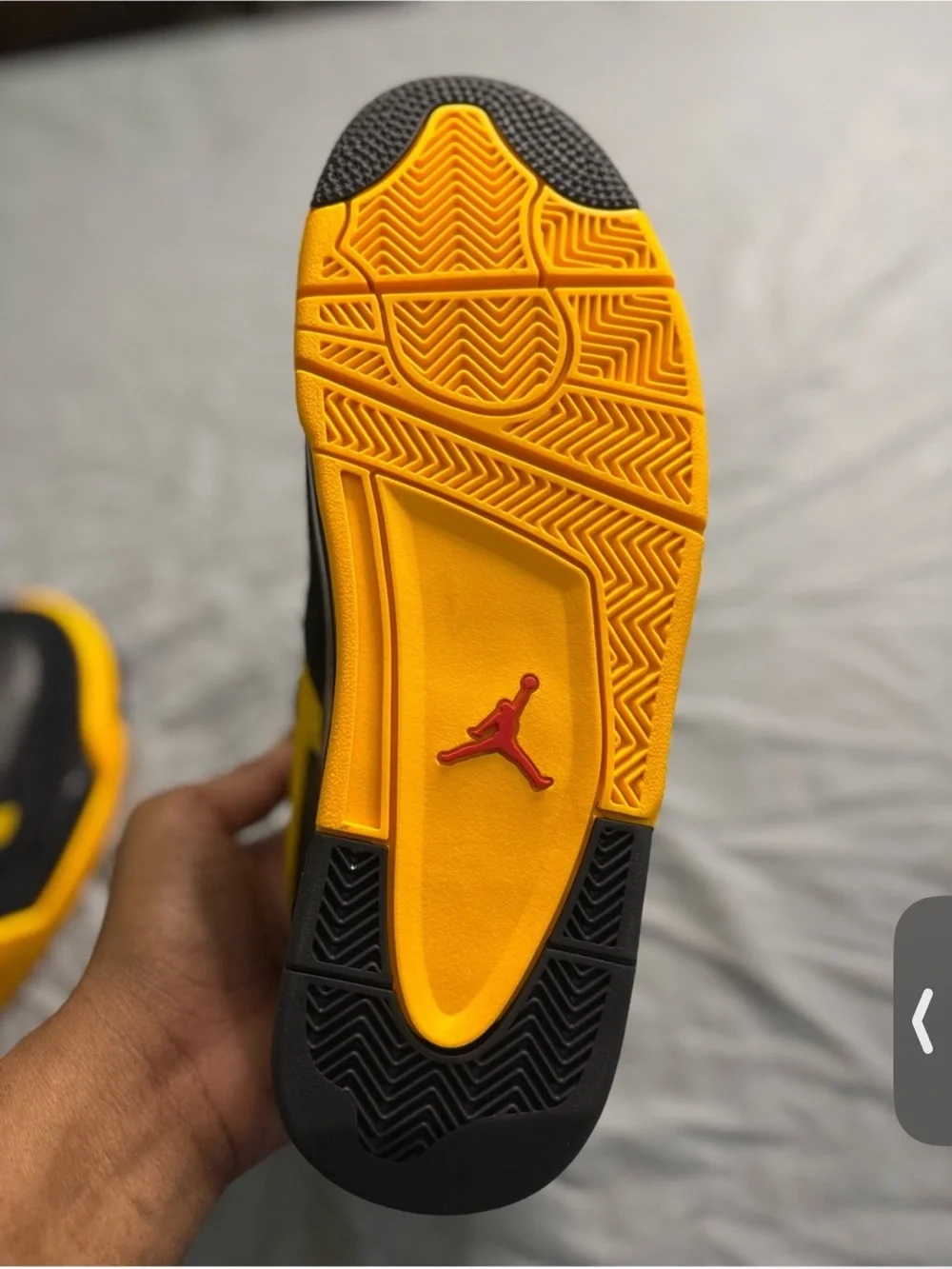 Jordan Men's Black and Yellow Low-Top Sneakers